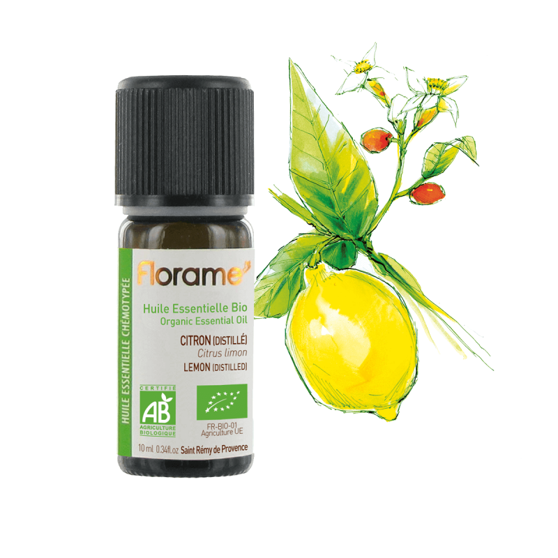 Organic distilled Lemon Essential Oil