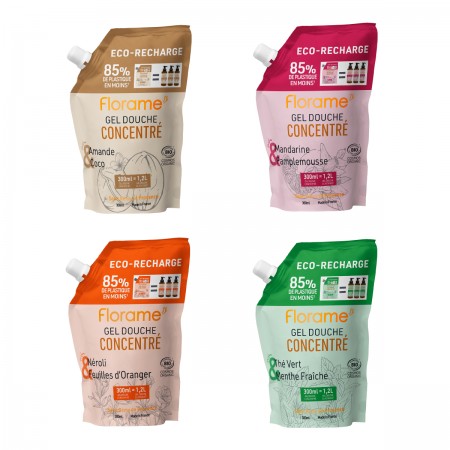 Concentrated shower gel refill