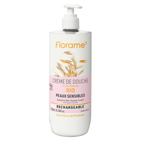 Organic-Sensitive-Skin-Shower-Cream-750ml-florame