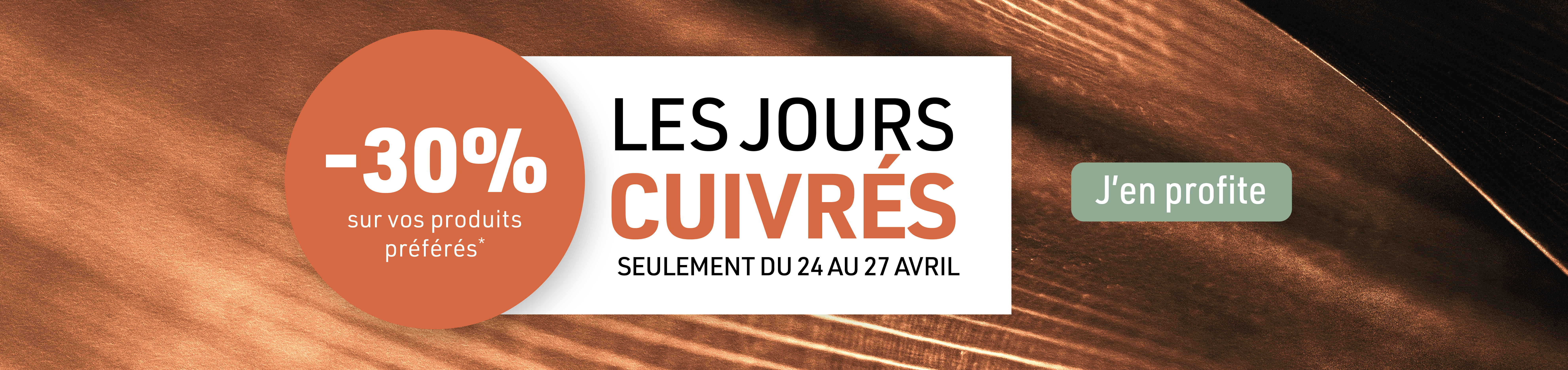 Jours Cuivrés Slide background